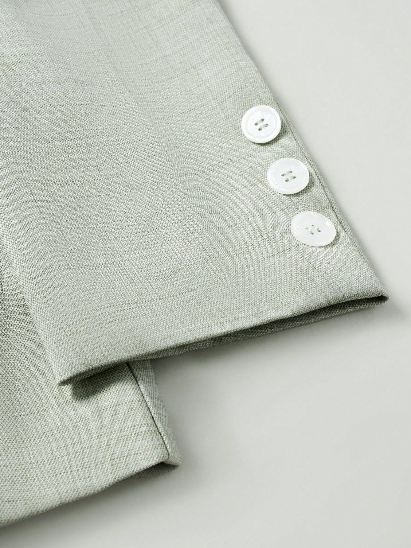 Solid Color Business Dinner Wedding Suit 2-piece Sets Set - Image 6