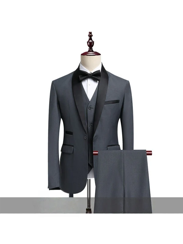 Business Leisure Suit Set 3-piece Sets - Image 11