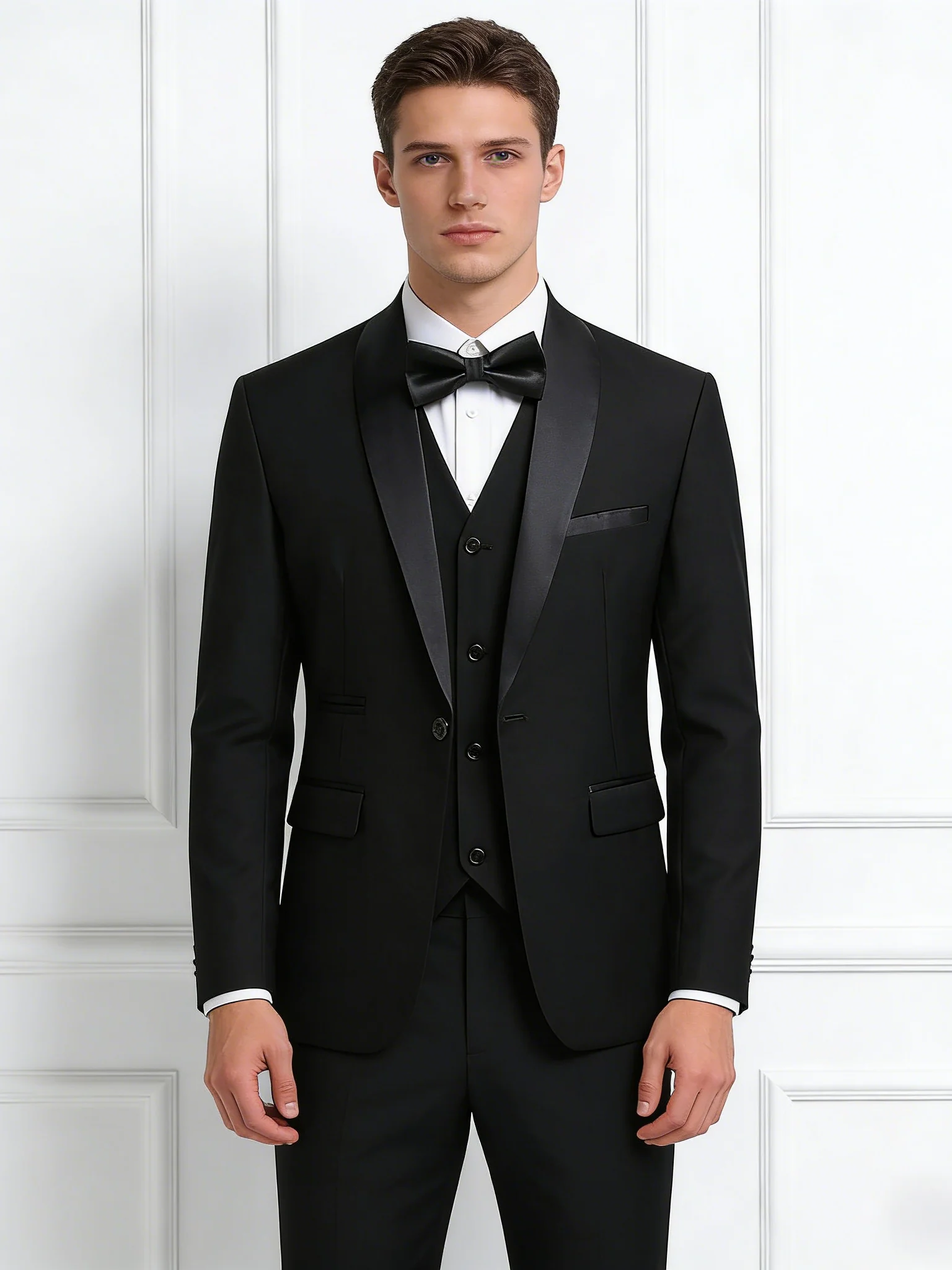 Business Leisure Suit Set 3-piece Sets - Image 8