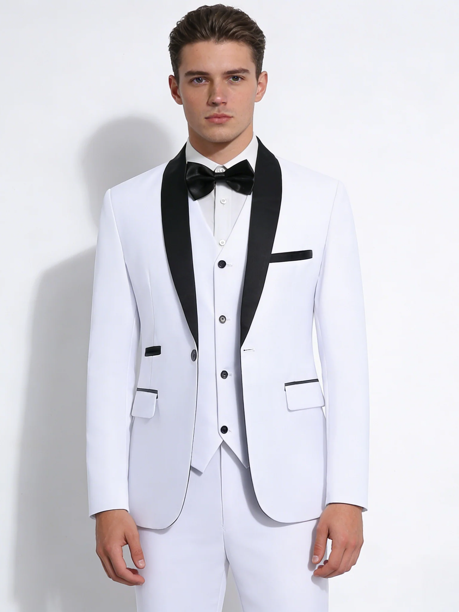 Business Leisure Suit Slim-fit Set 3-piece Sets
