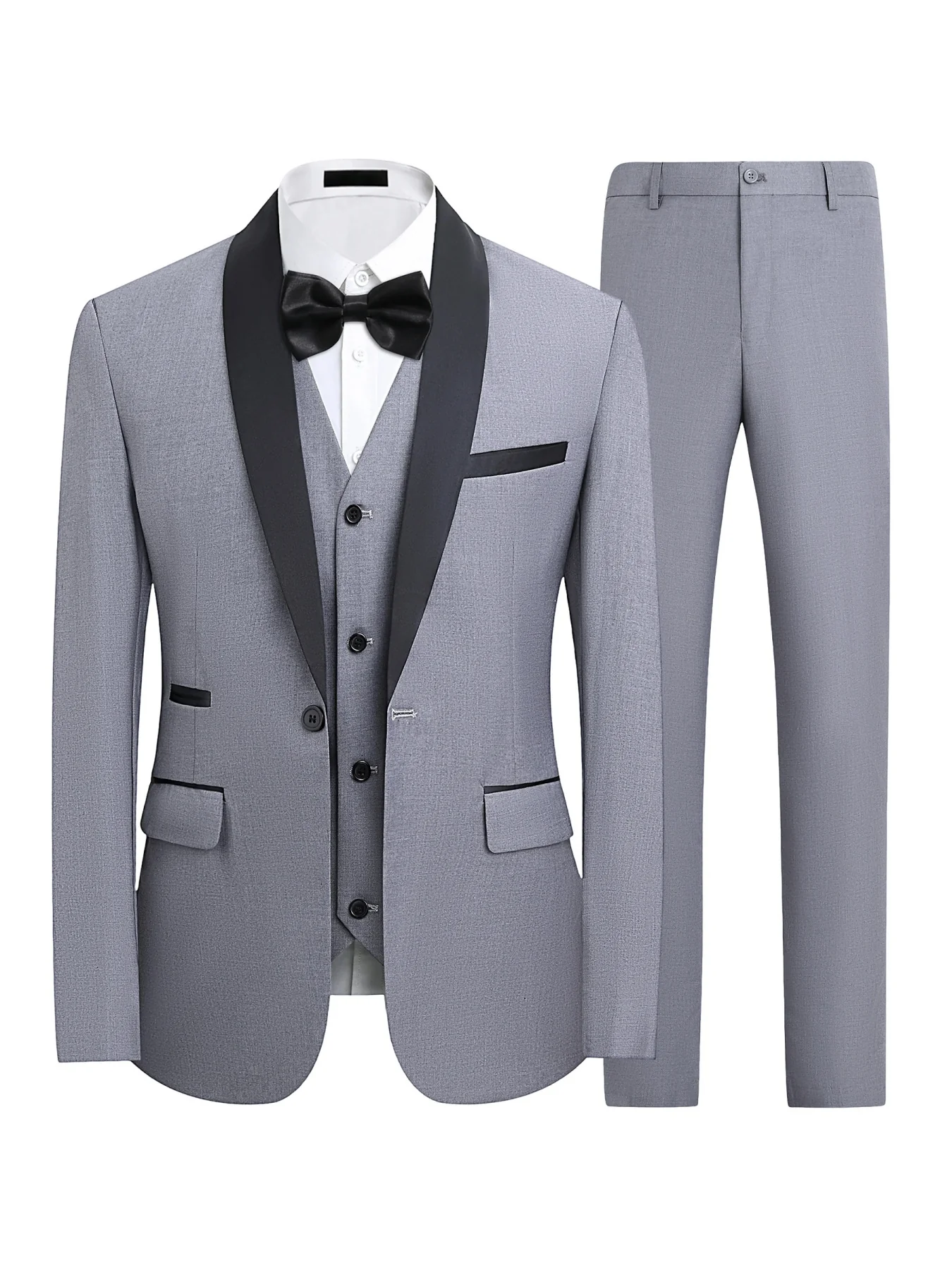 Business Leisure Suit Slim-fit Set 3-piece Sets - Image 16