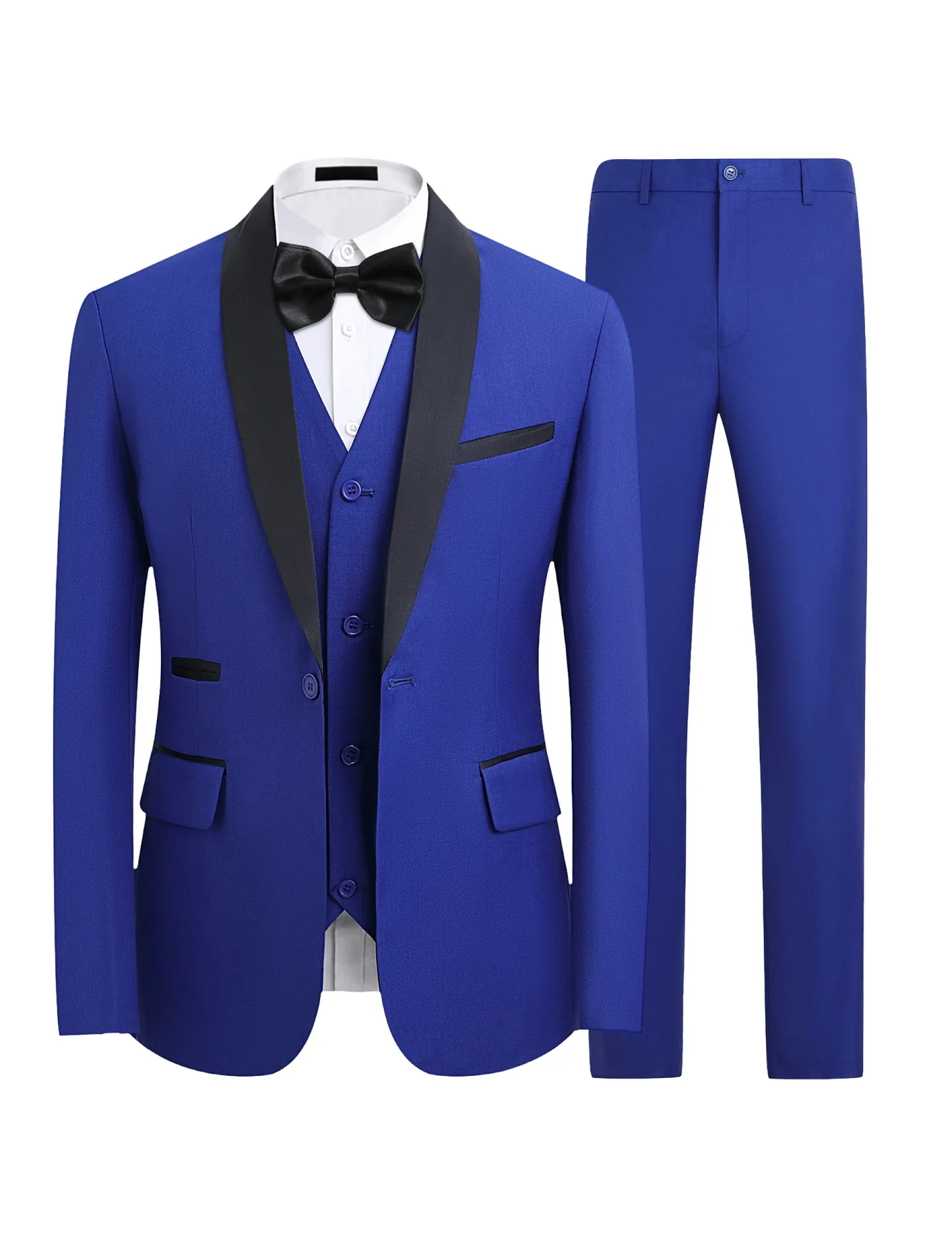 Business Leisure Suit Slim-fit Set 3-piece Sets - Image 19