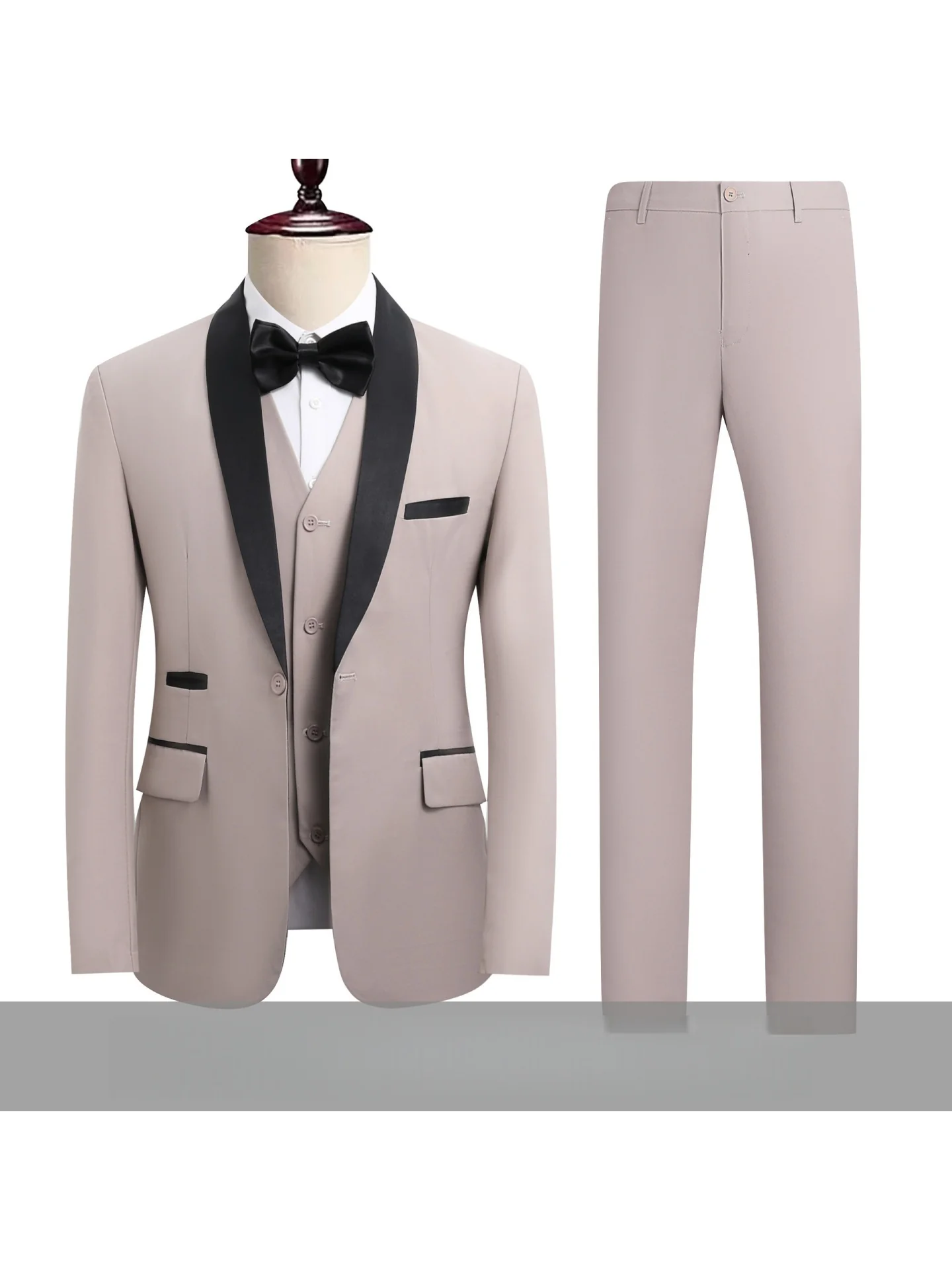 Business Leisure Suit Slim-fit Set 3-piece Sets - Image 23