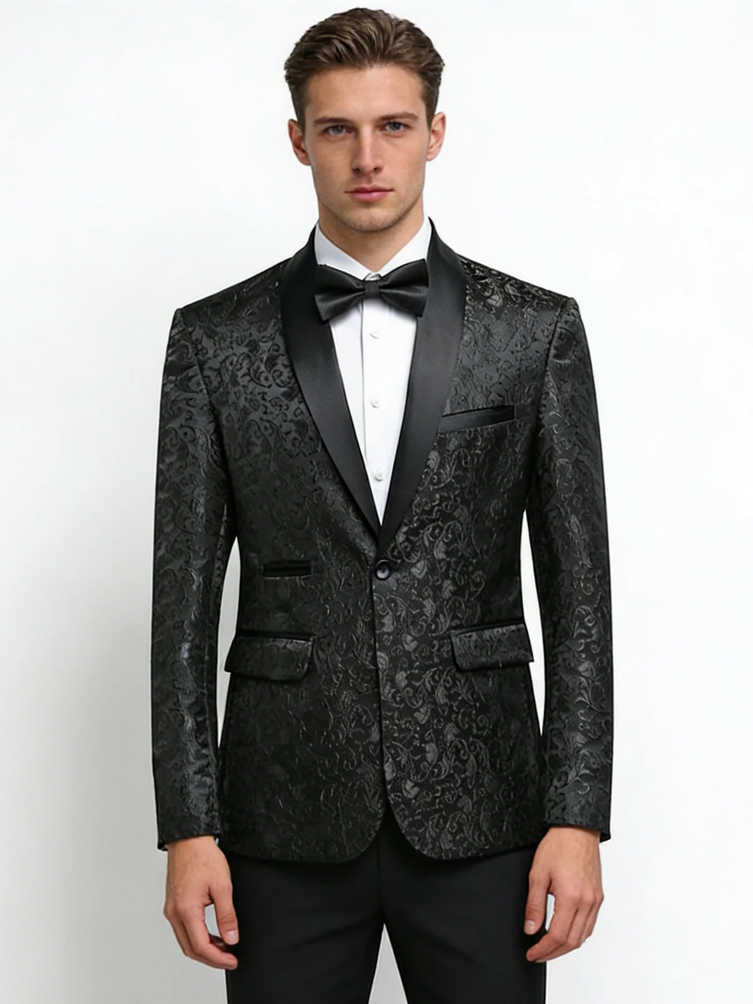 Leisure Jacquard Suit Set 2-piece Sets