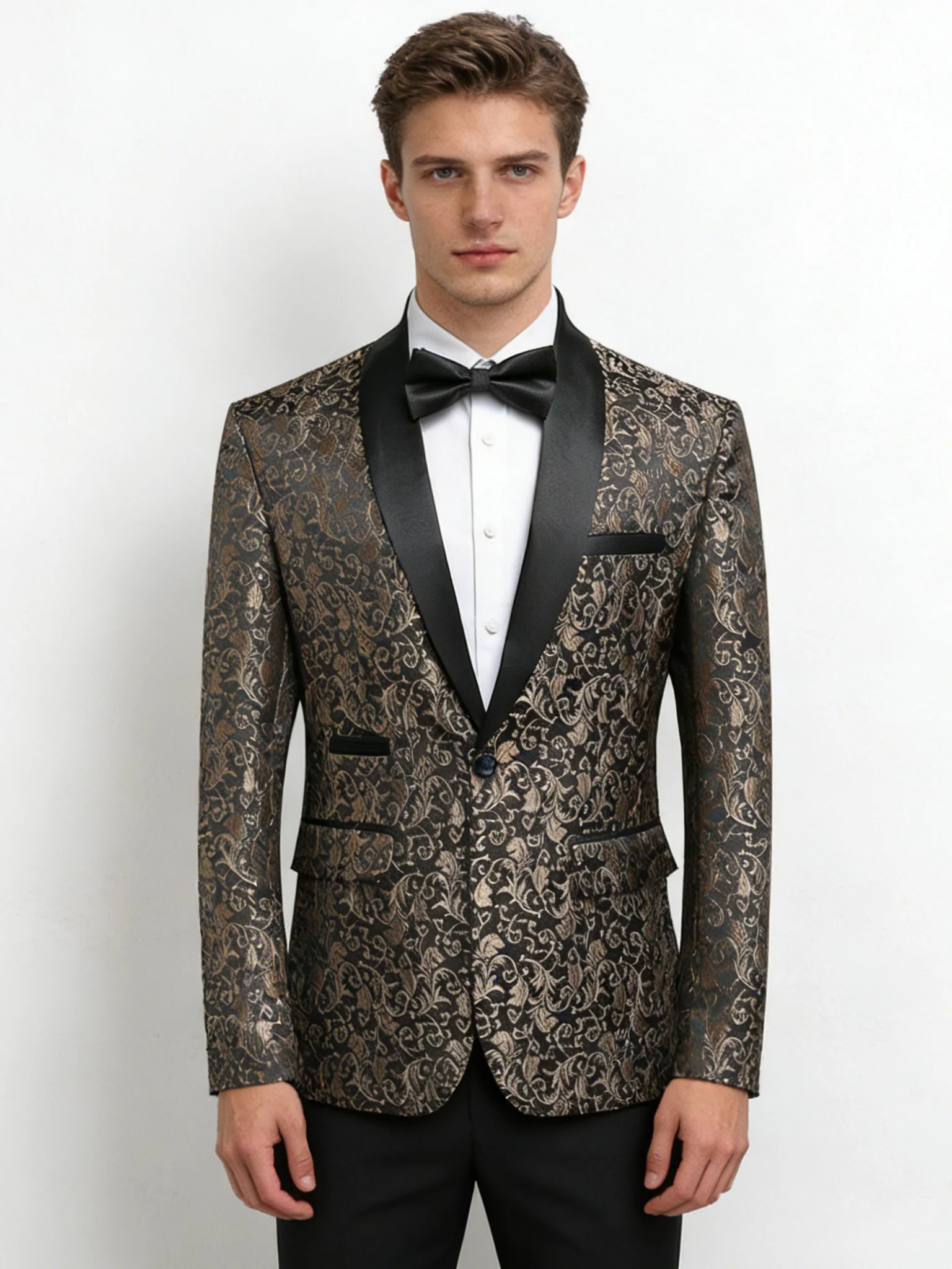 Leisure Jacquard Suit Set 2-piece Sets - Image 3
