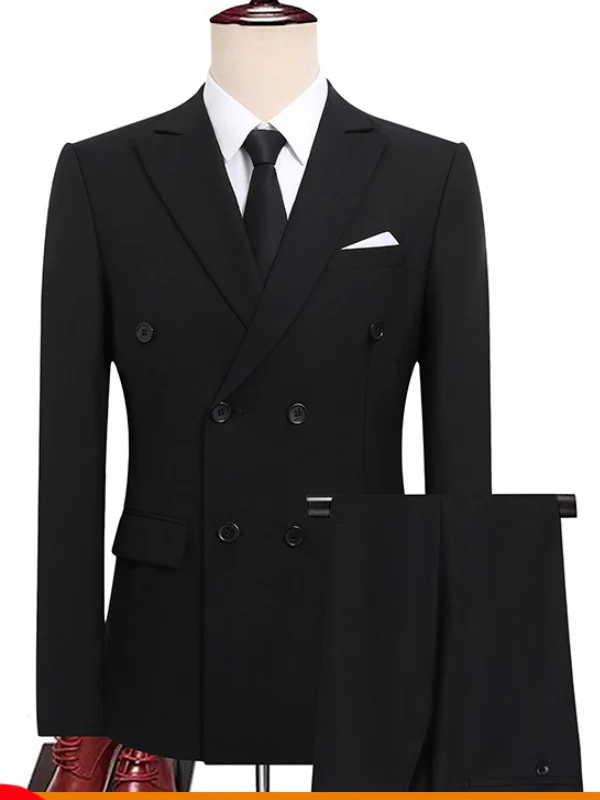 Business Slim-fit Suit Set 2-piece Sets - Image 14