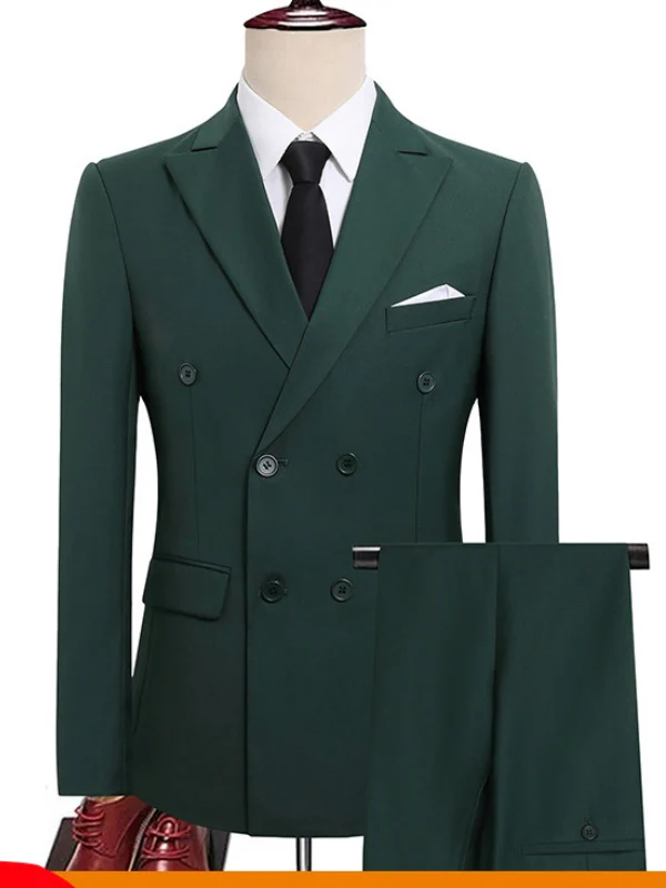 Business Slim-fit Suit Set 2-piece Sets - Image 16