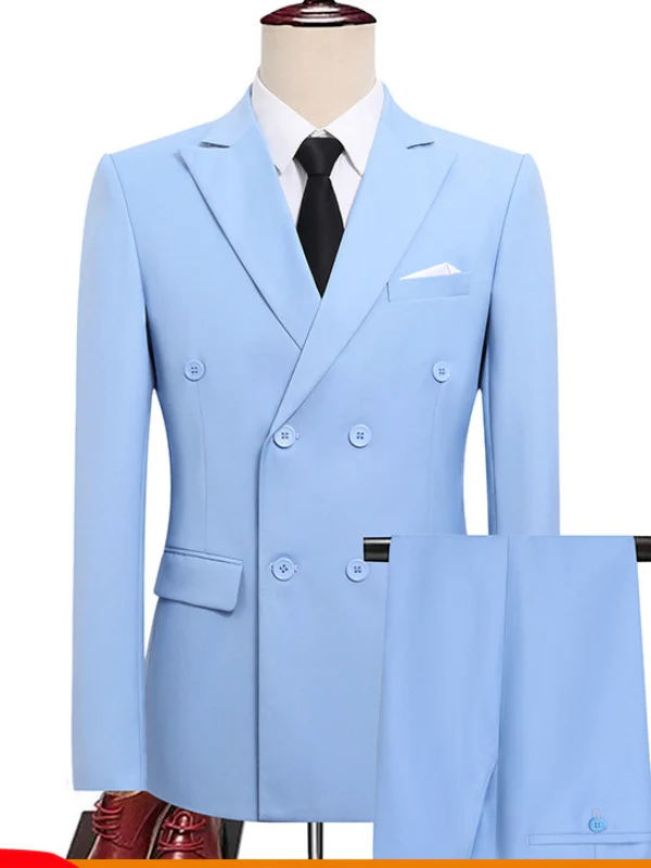 Business Slim-fit Suit Set 2-piece Sets - Image 4