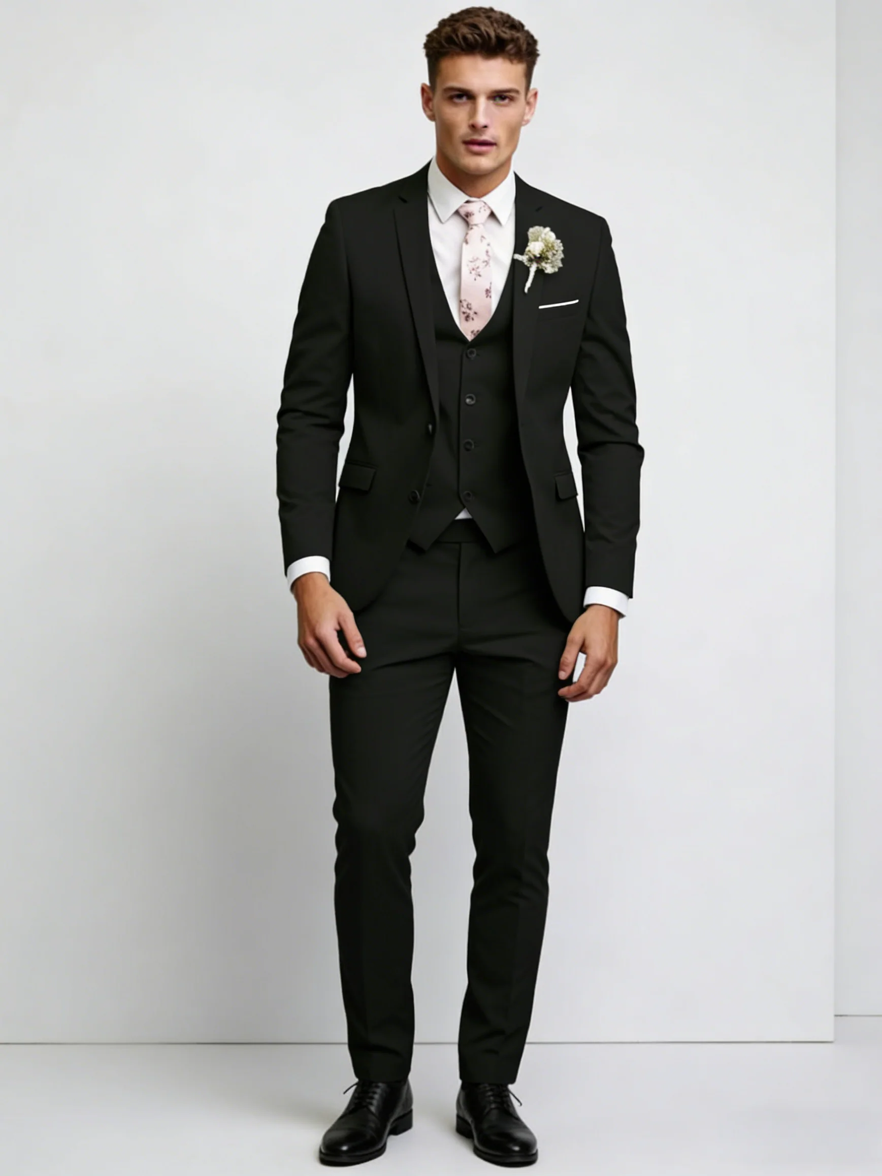 Slim-fit Wedding Suit 3-piece Sets Set - Image 3
