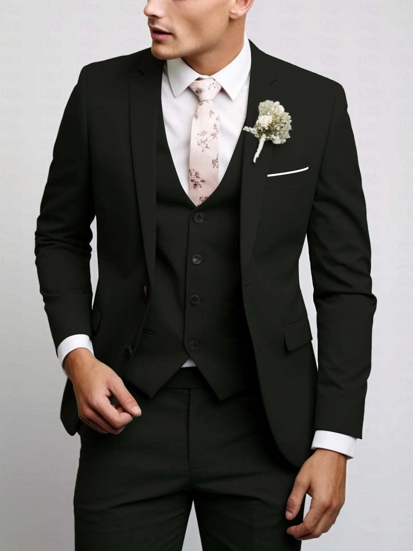 Slim-fit Wedding Suit 3-piece Sets Set - Image 4