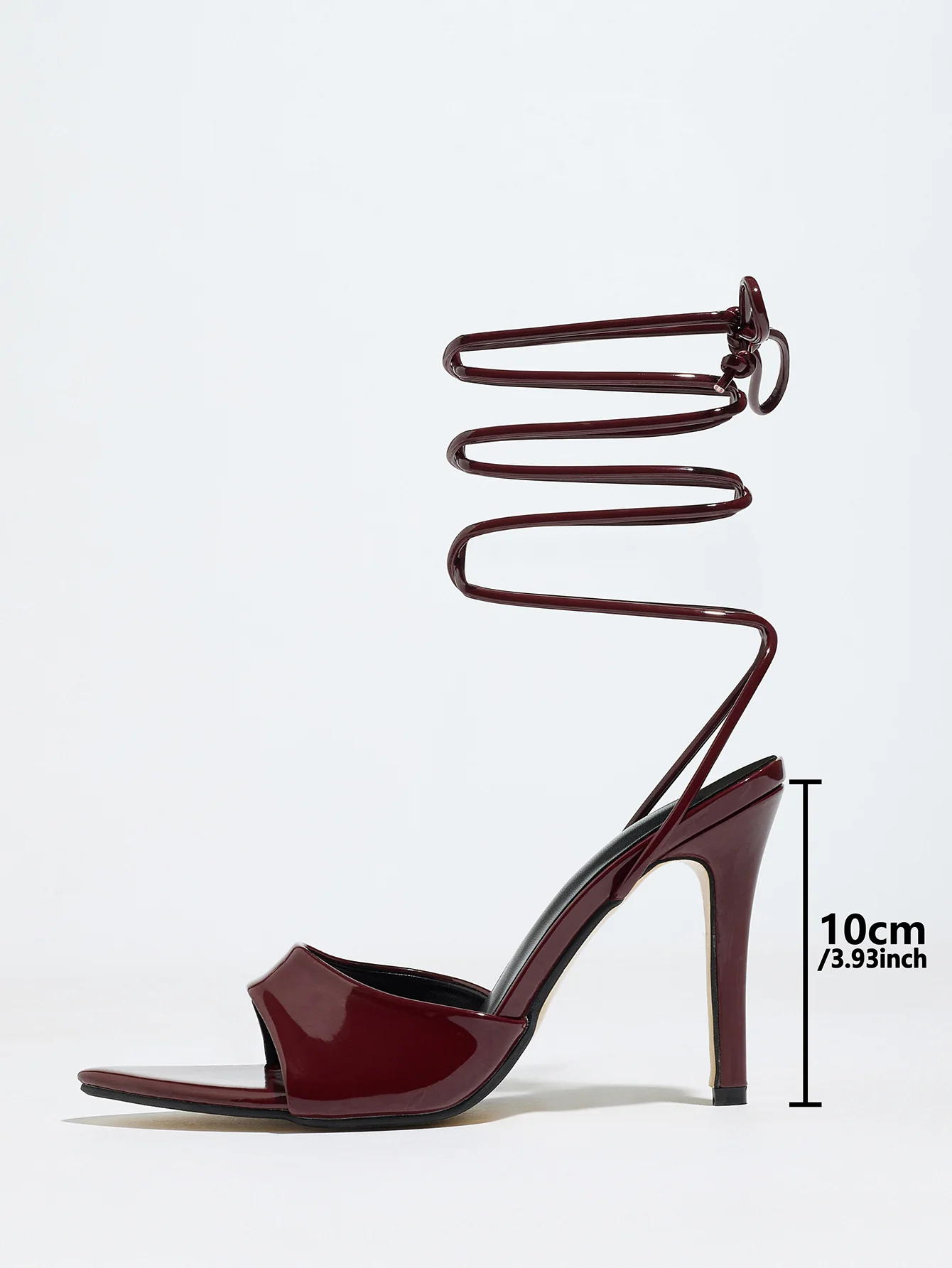 Cross-strap Stiletto Sandals - Image 13
