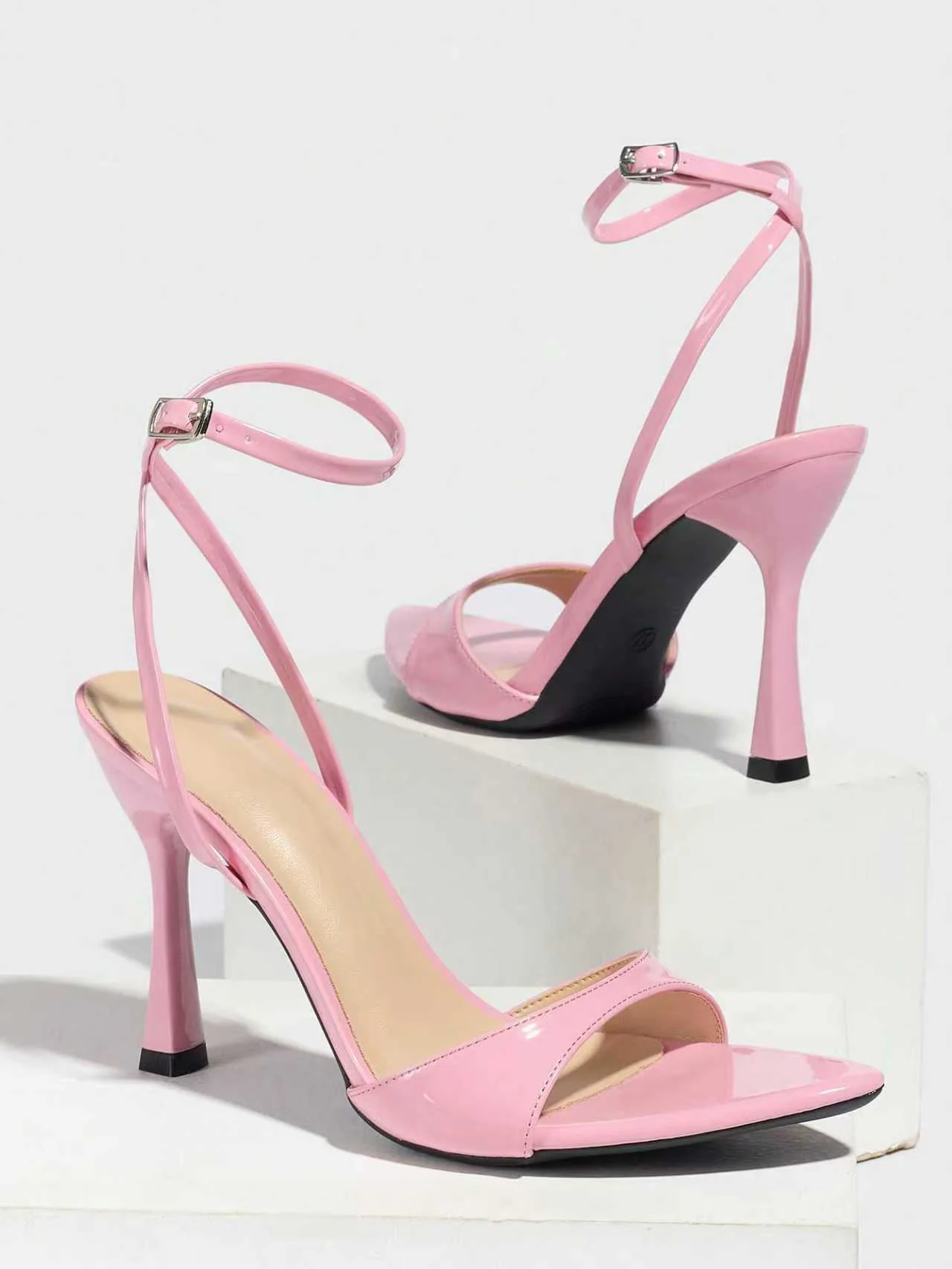 Pink High-heeled Sandals - Image 2