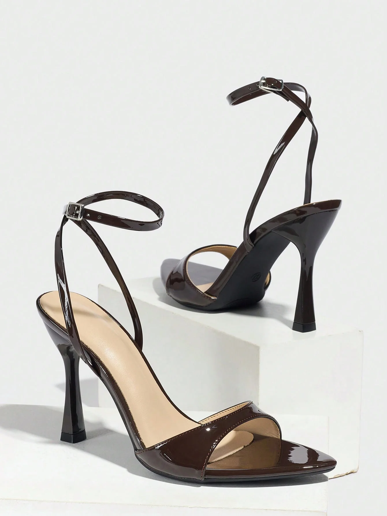 Pink High-heeled Sandals - Image 8