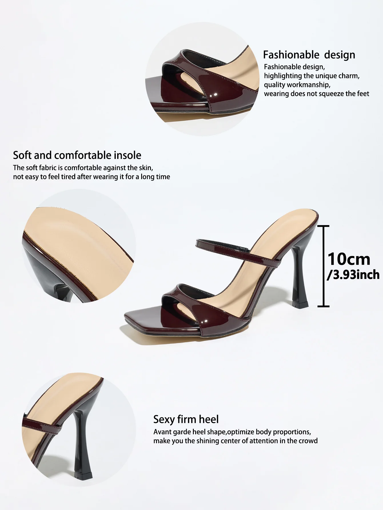 Strappy High-heeled Sandals - Image 7