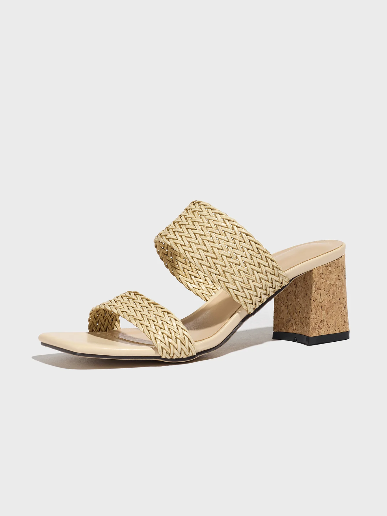 Vacation Woven High-heeled Sandals - Image 5