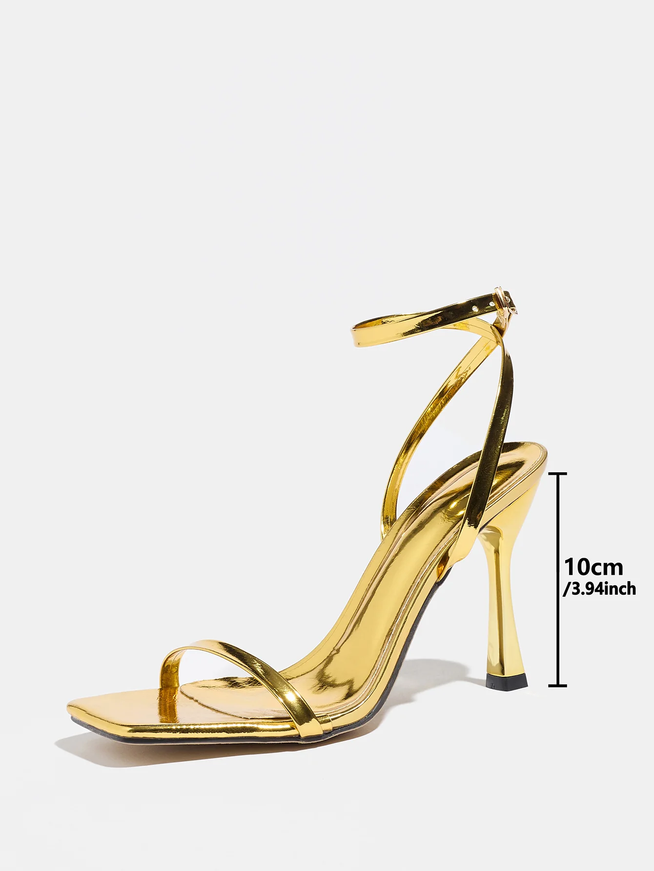 Metallic High-heeled Sandals - Image 7