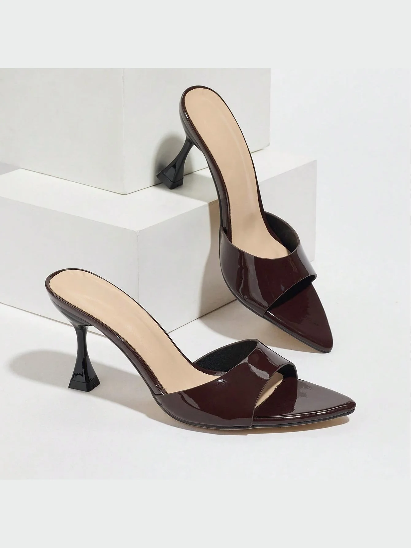 Embossed High-heeled Sandals - Image 16