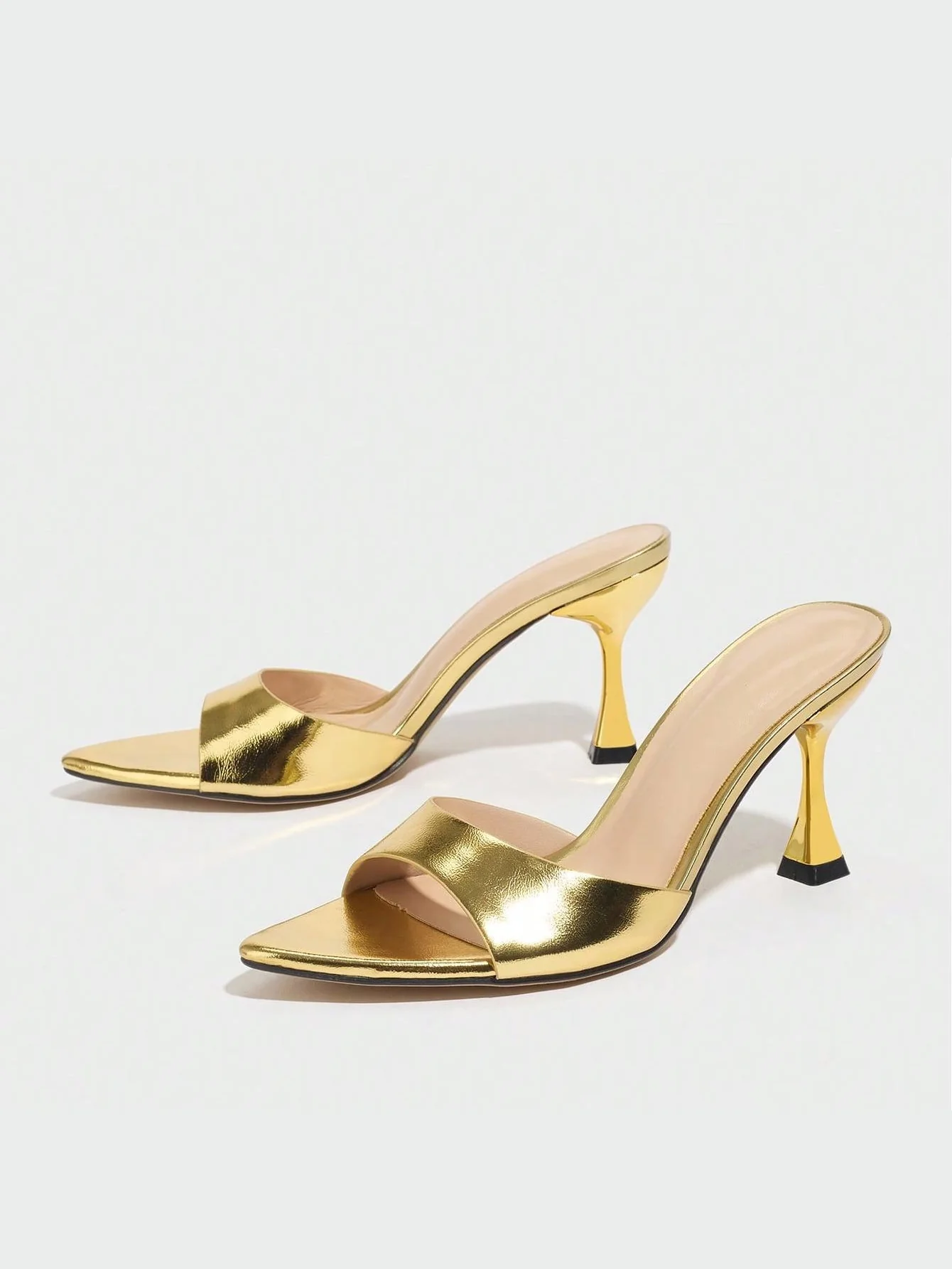 Embossed High-heeled Sandals - Image 19