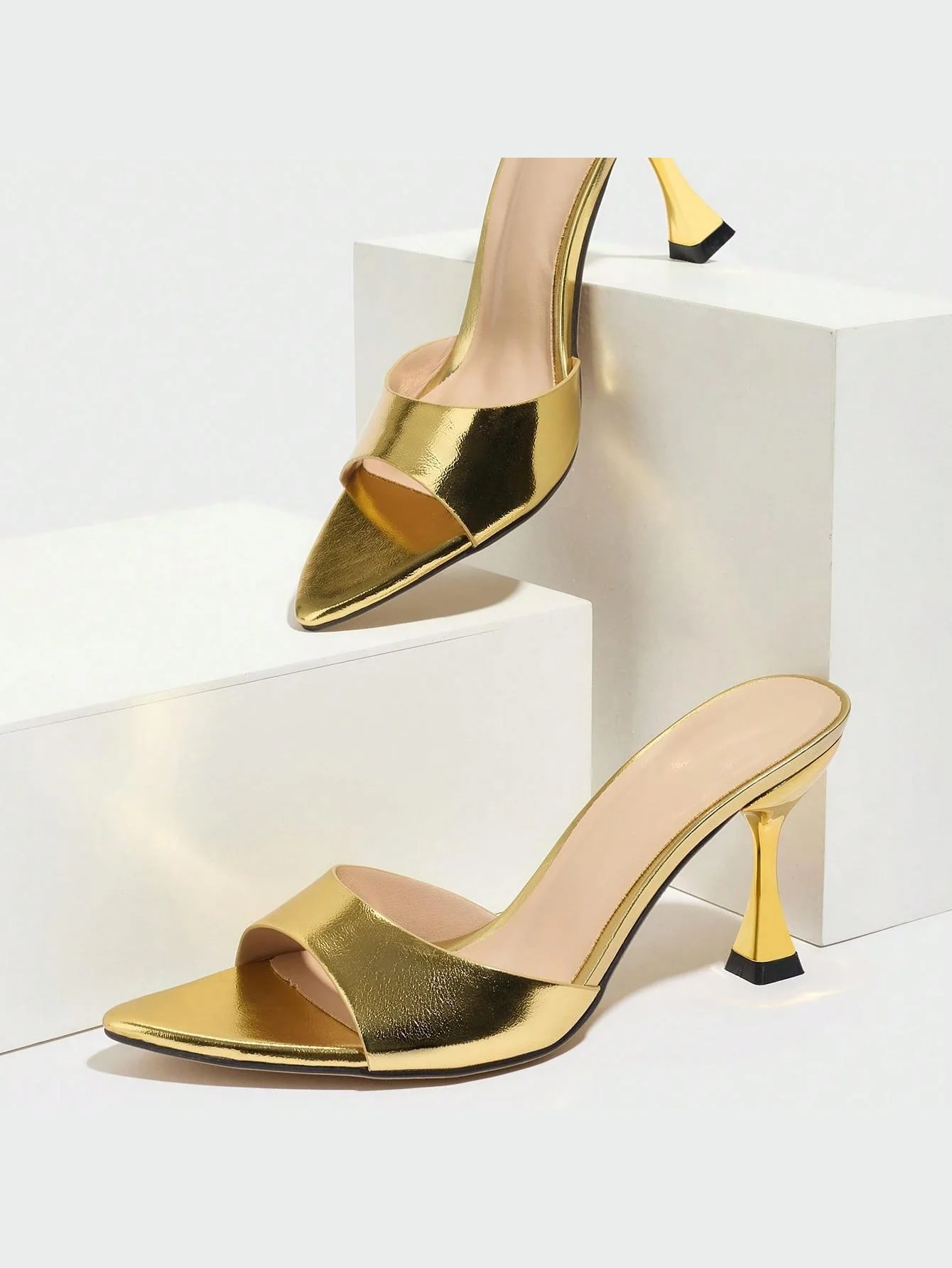 Embossed High-heeled Sandals - Image 20