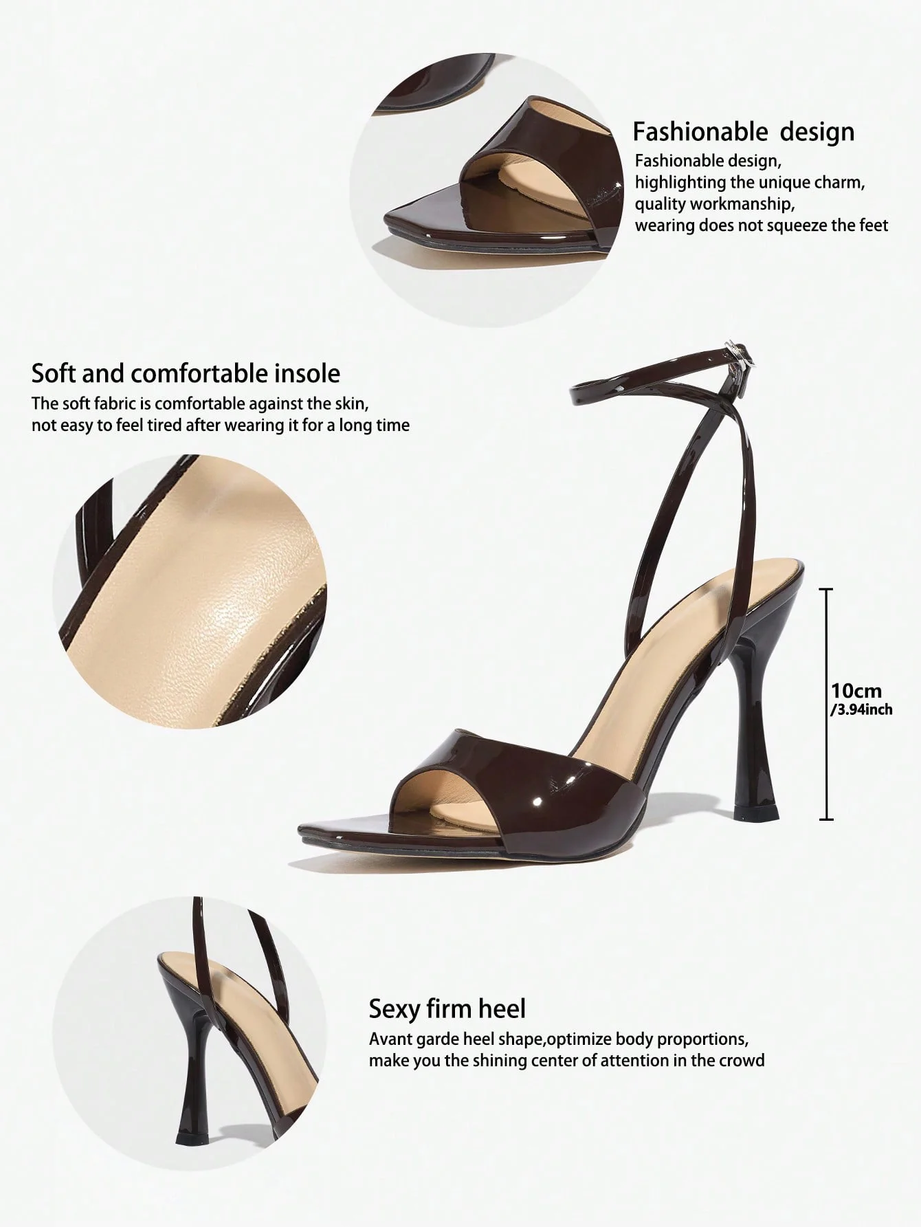 Elegant High-heeled Sandals - Image 20