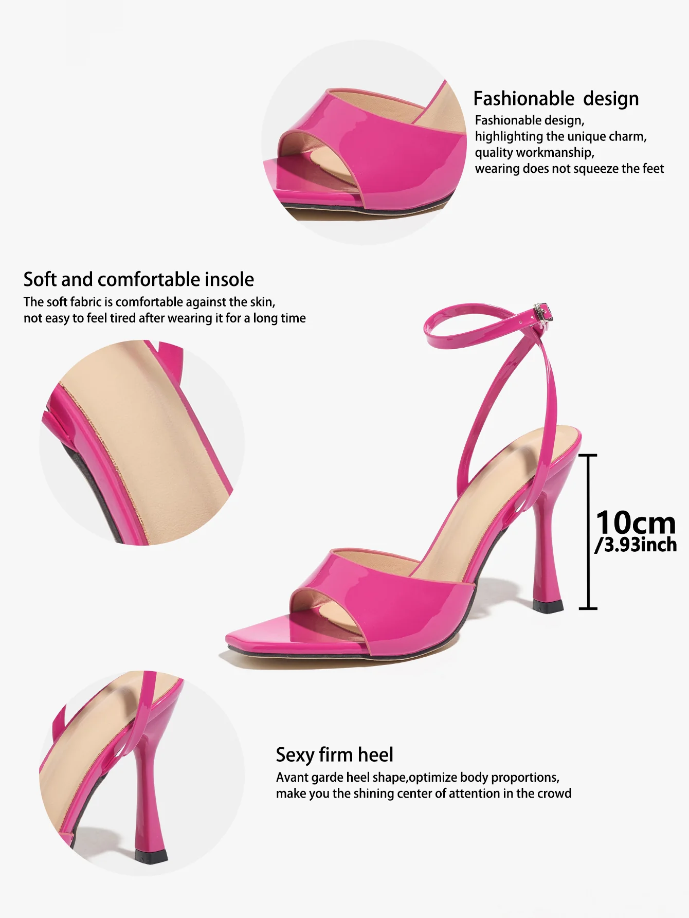 Elegant High-heeled Sandals - Image 6