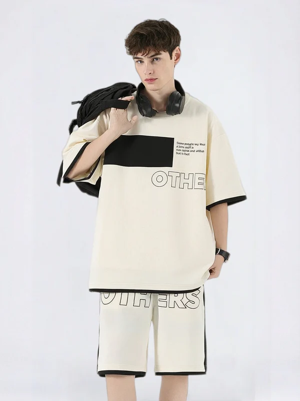 Lightweight Color-blocked 2-piece Sets Set