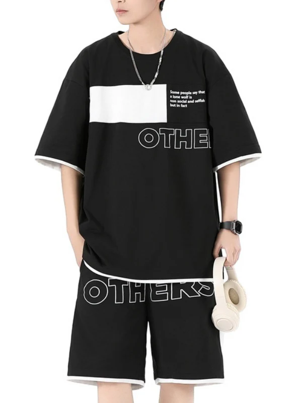 Lightweight Color-blocked 2-piece Sets Set - Image 2