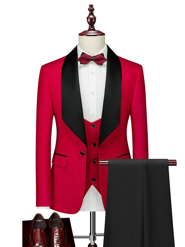 Business Leisure Suit Set 3-piece Sets - Image 10