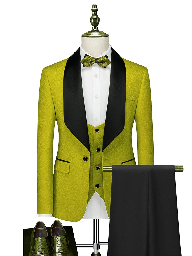 Business Leisure Suit Set 3-piece Sets - Image 12