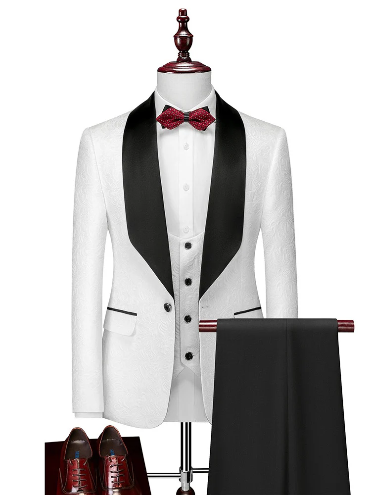 Business Leisure Suit Set 3-piece Sets - Image 2