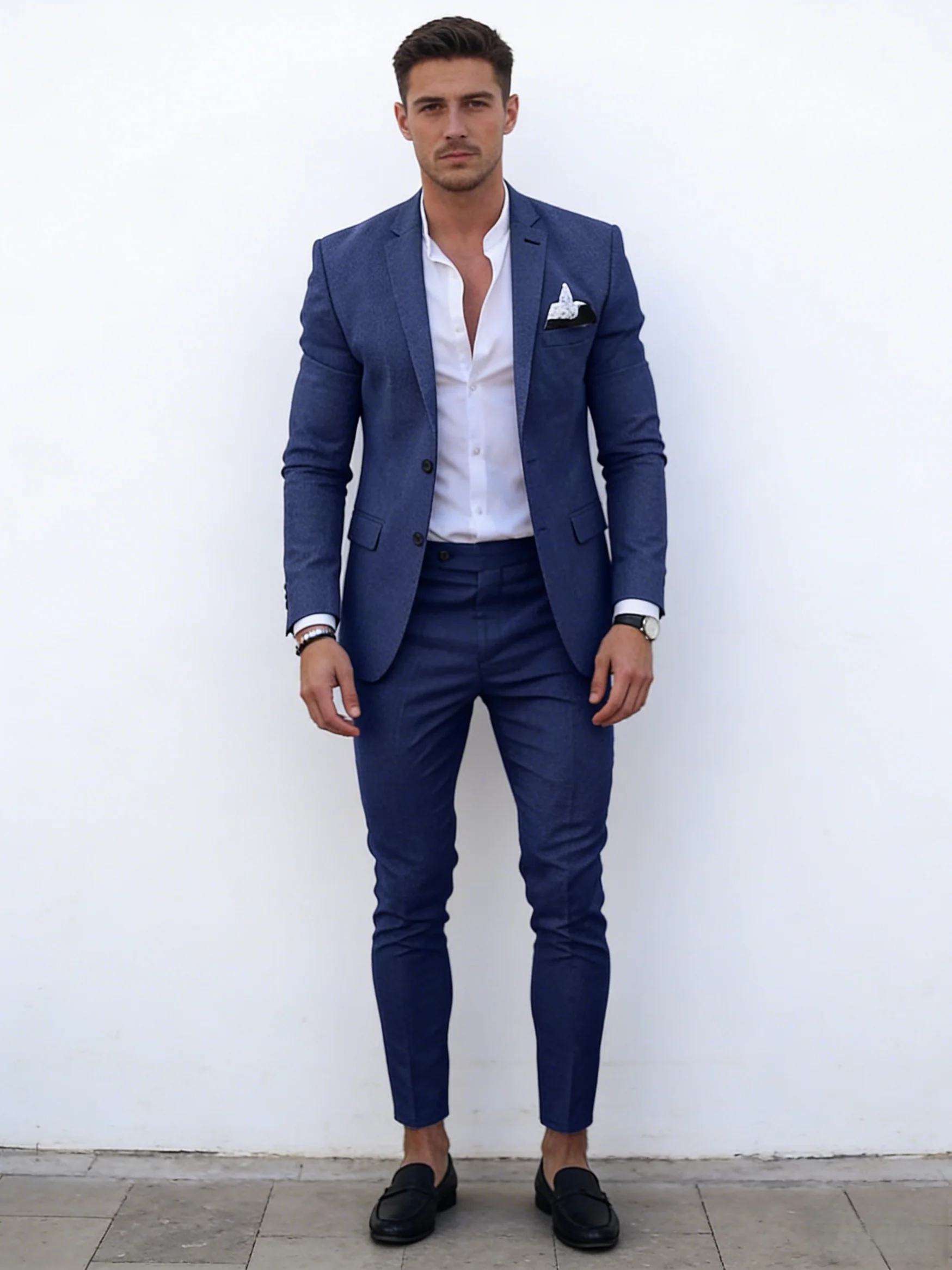 Flax Solid Color Suit Set 2-piece Sets - Image 19