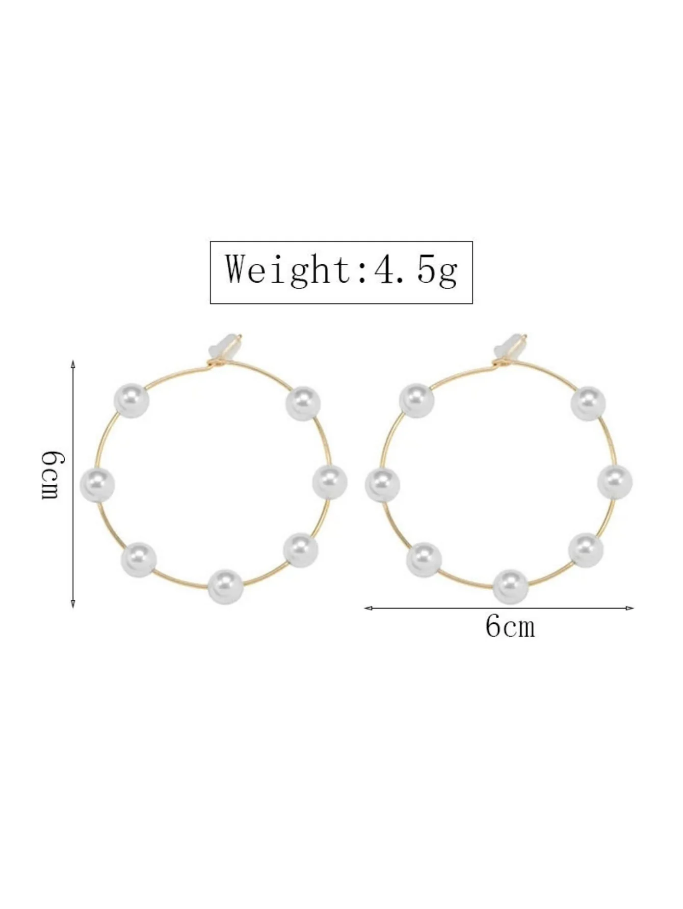 Exaggerated And Unique Round Pearl Earrings - Image 9