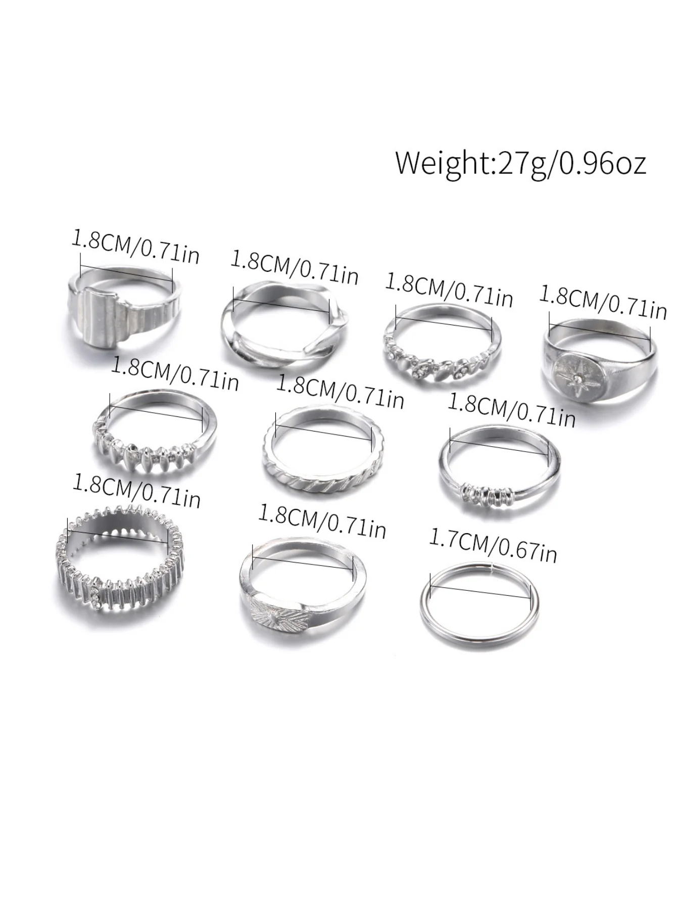 Alloy Ring Set - Image 10