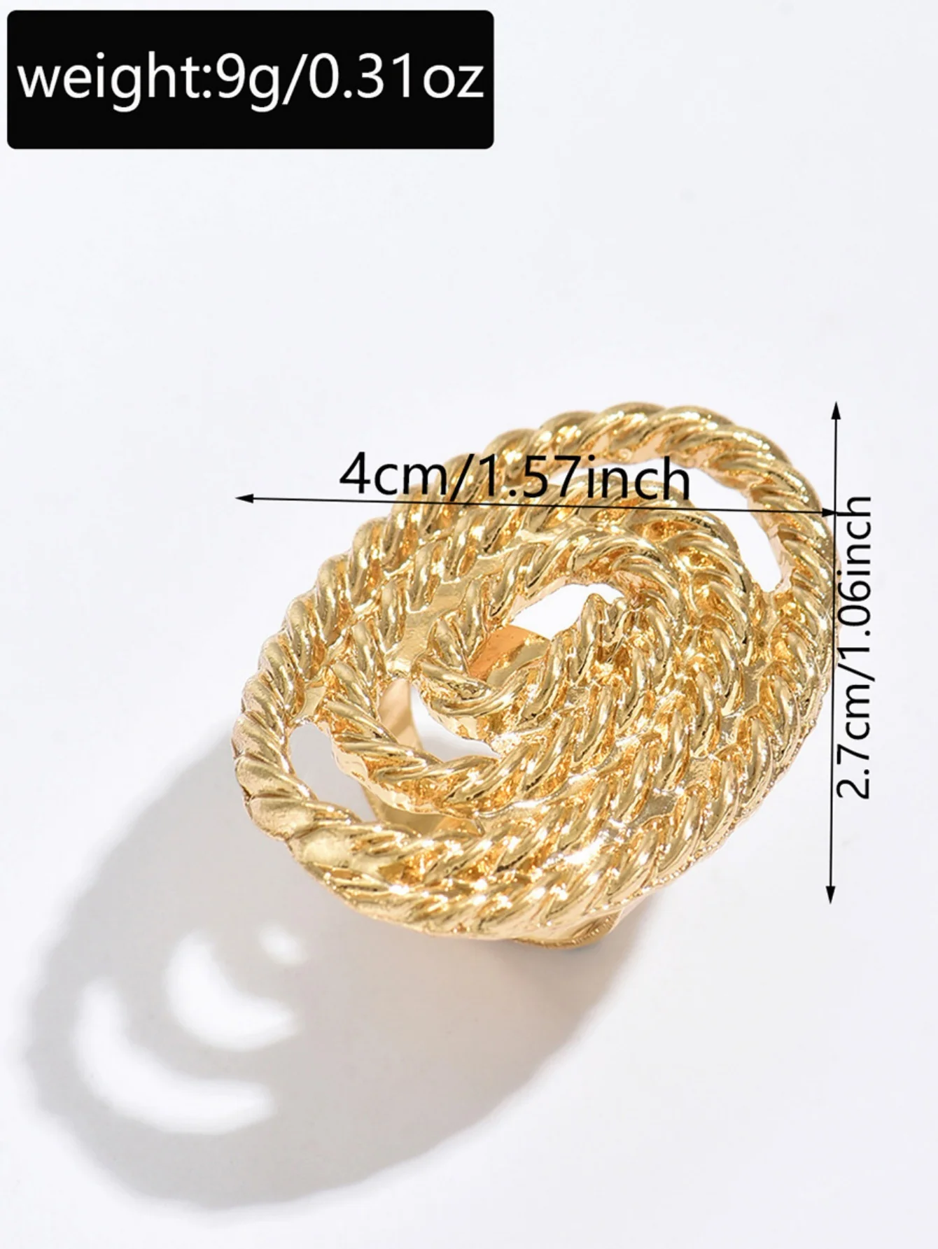 A Ring With An Exaggerated Design Inspired By Conch Shells And Starfish. - Image 4