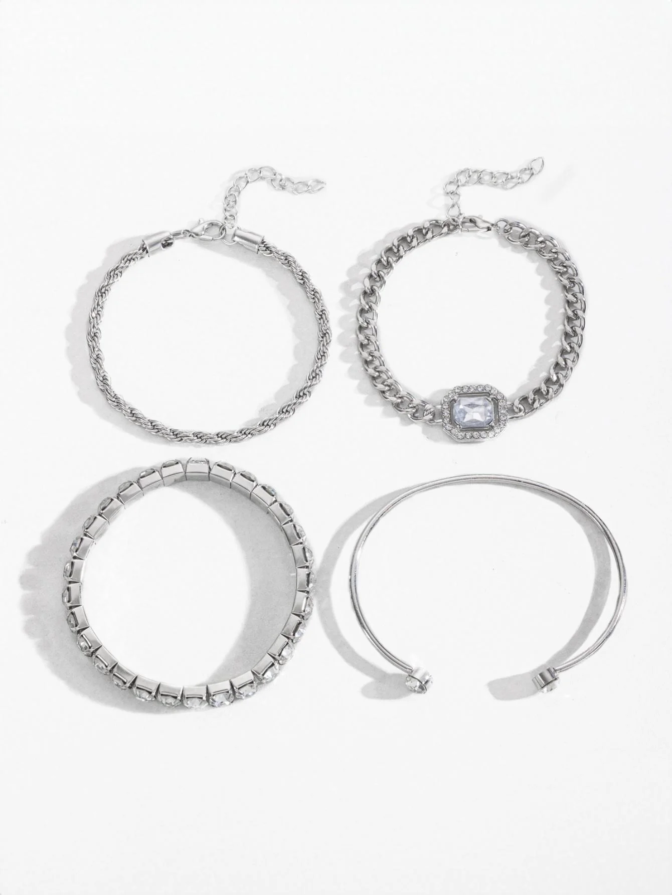 Diamond-encrusted Bracelet Set - Image 11