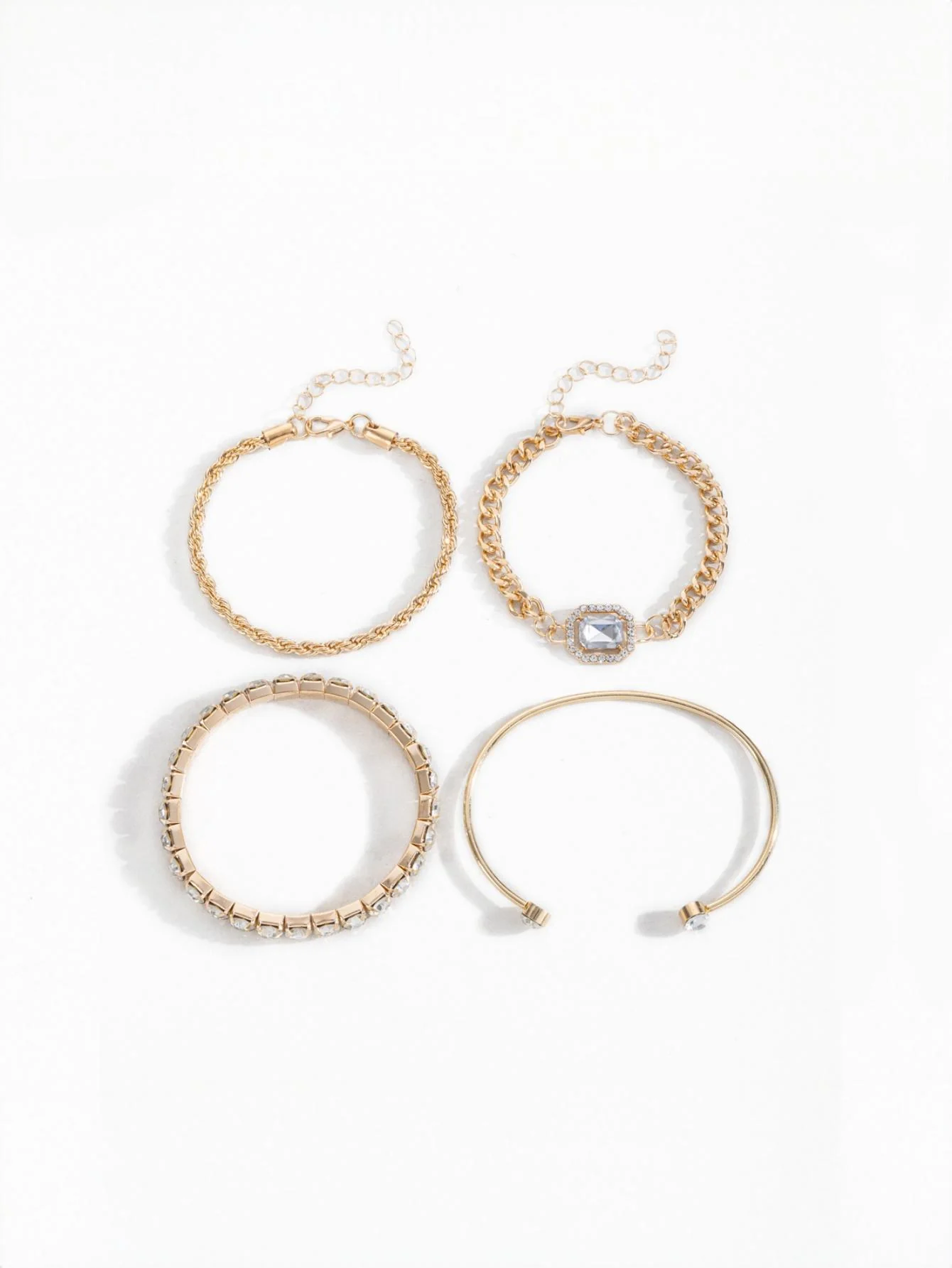 Diamond-encrusted Bracelet Set - Image 5
