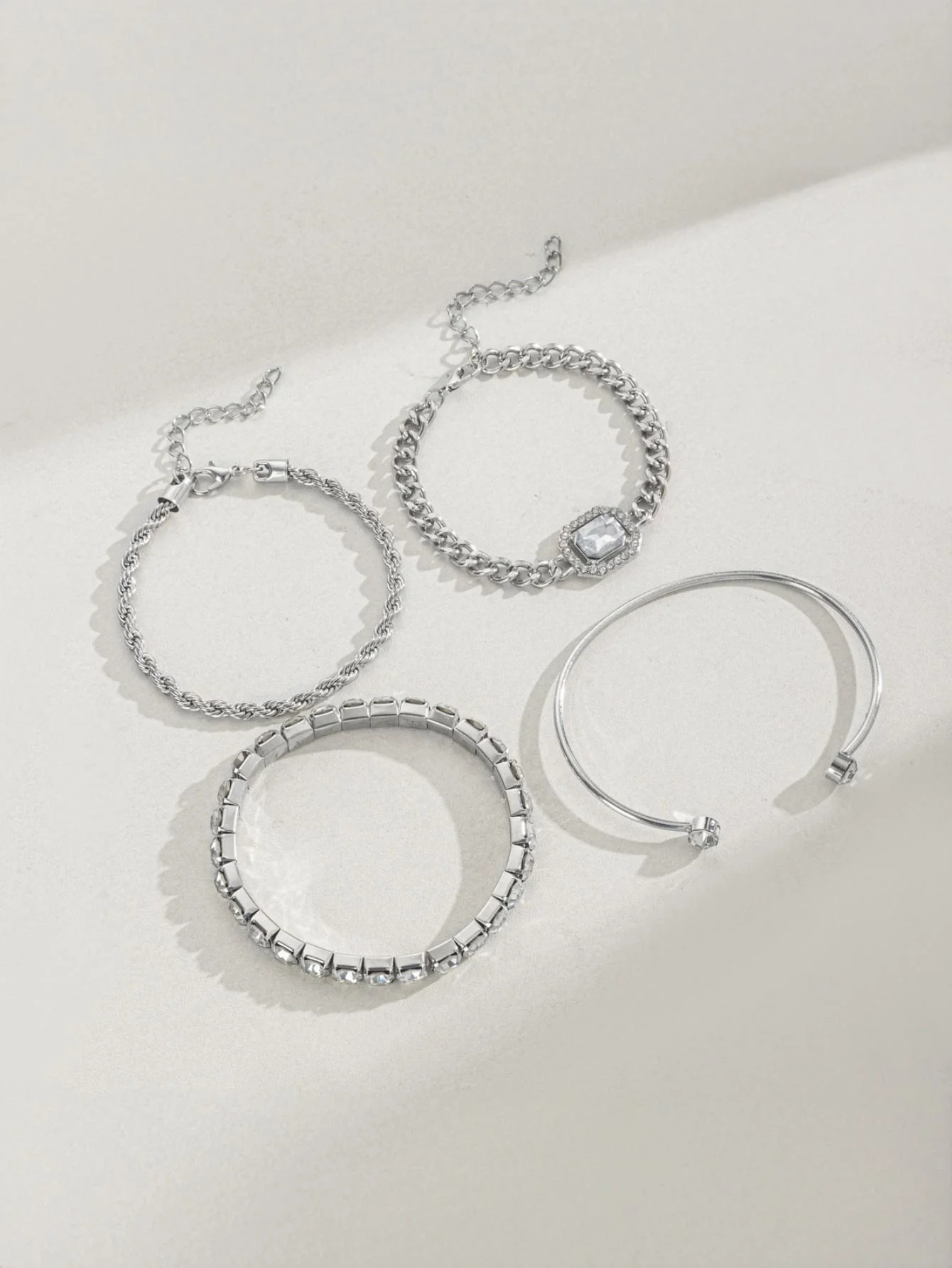 Diamond-encrusted Bracelet Set - Image 9