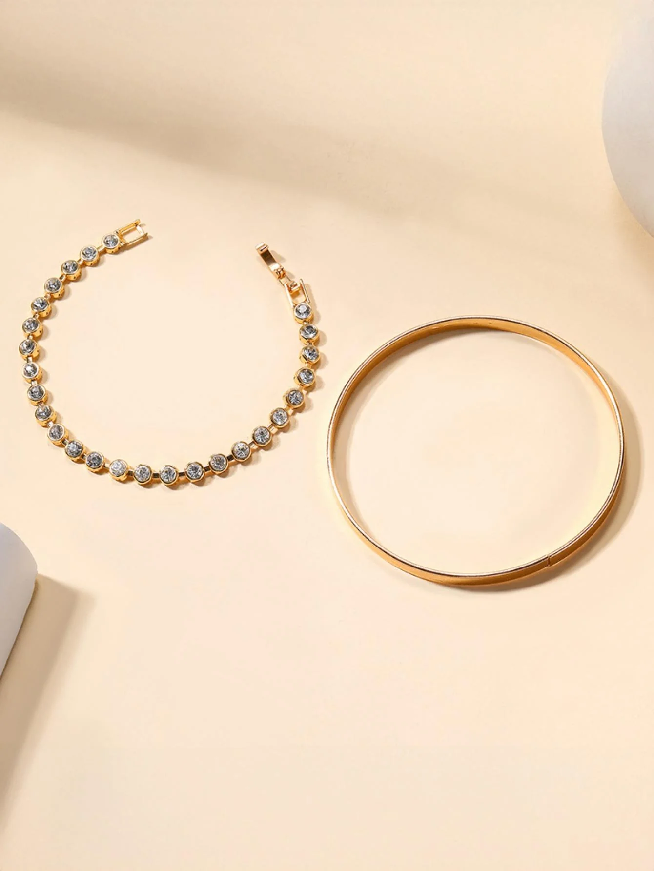 Alloy Diamond-set Bracelet - Image 3