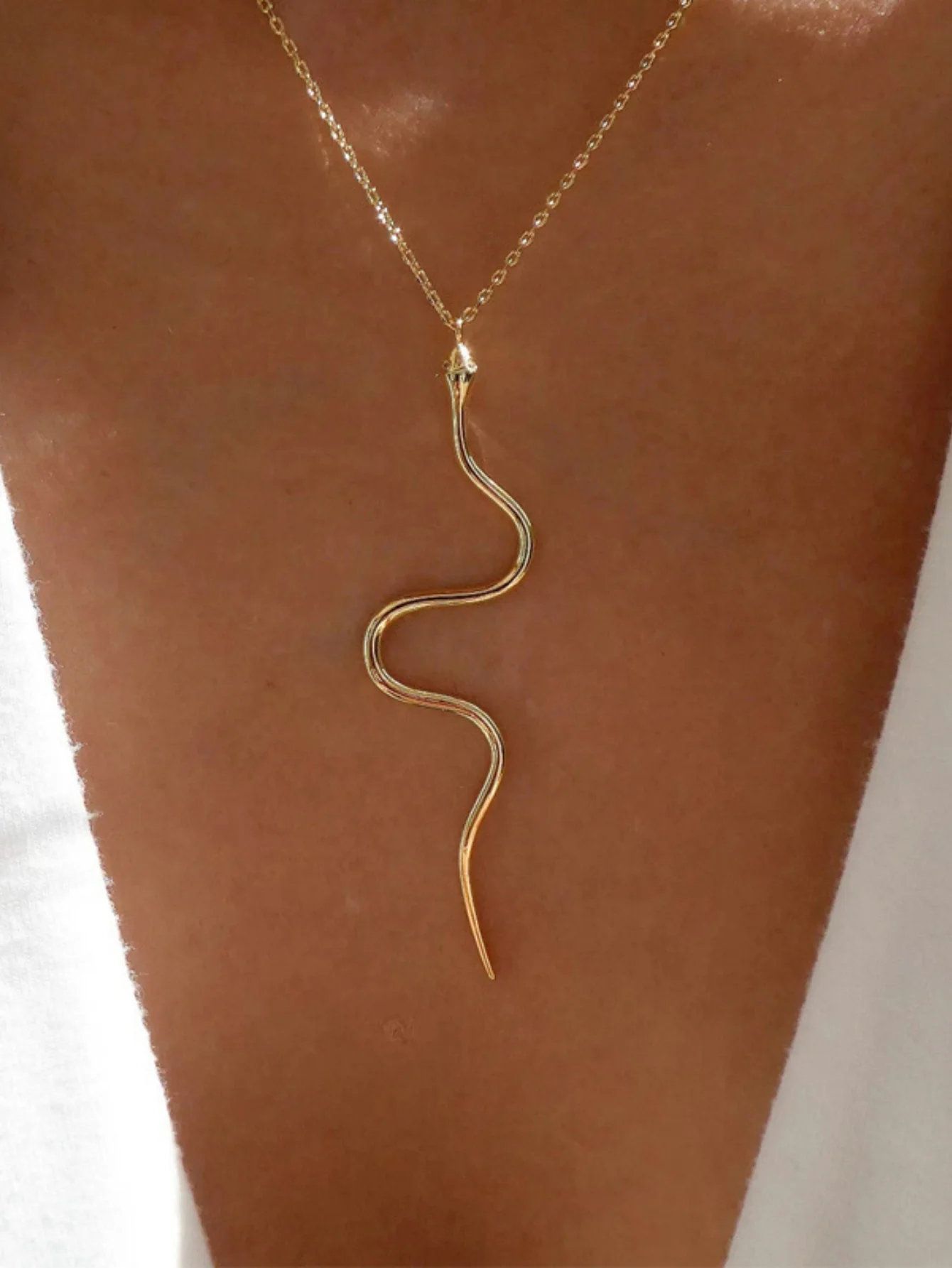 Snake Pendant Necklace