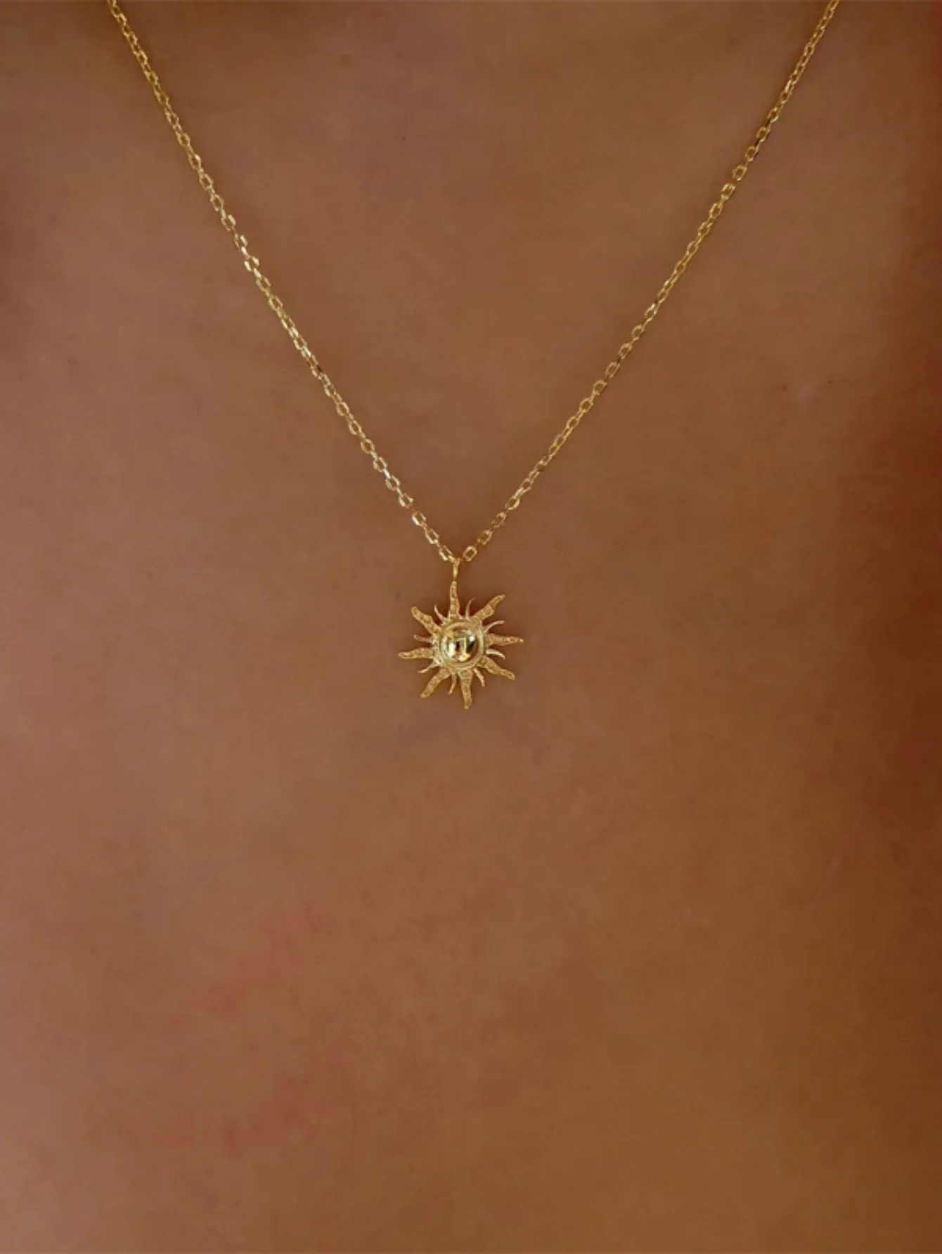 Sun Pendant Necklace