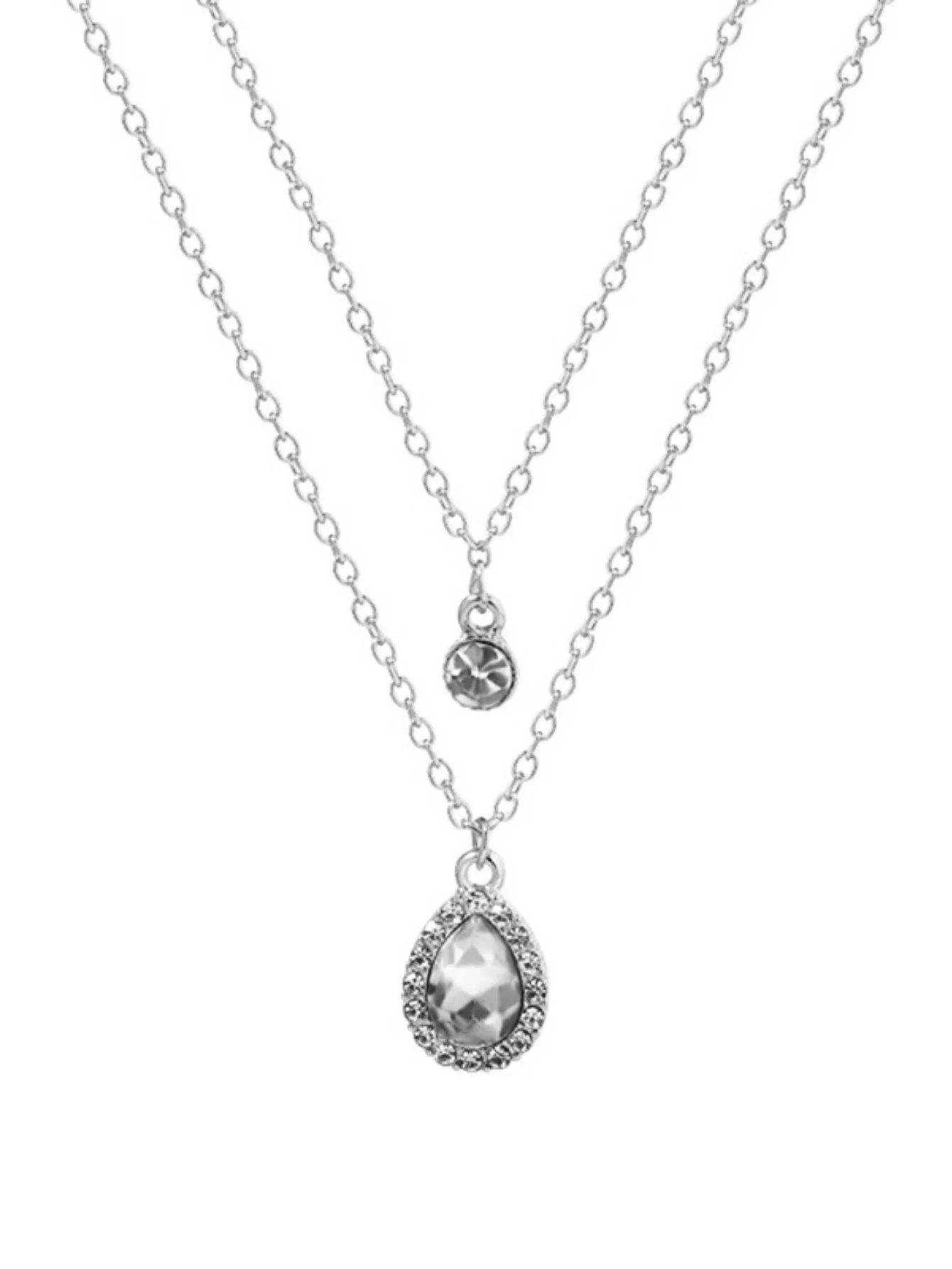 Gold-plated Teardrop Pendant Necklace - Image 12