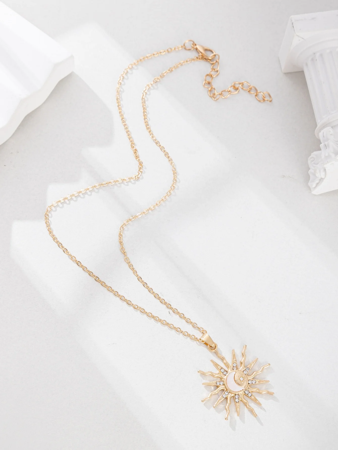 Alloy Sun Necklace - Image 2