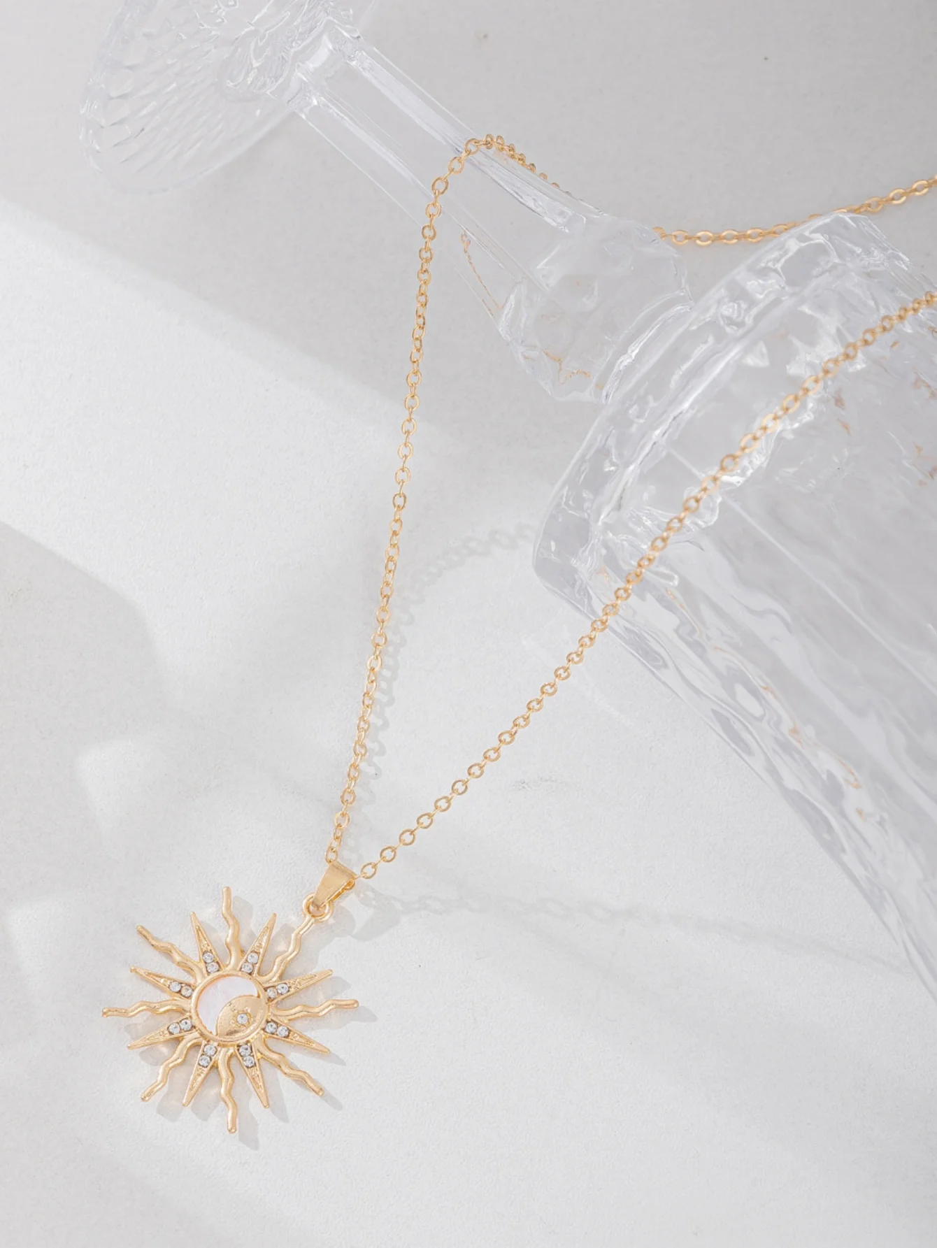 Alloy Sun Necklace - Image 3