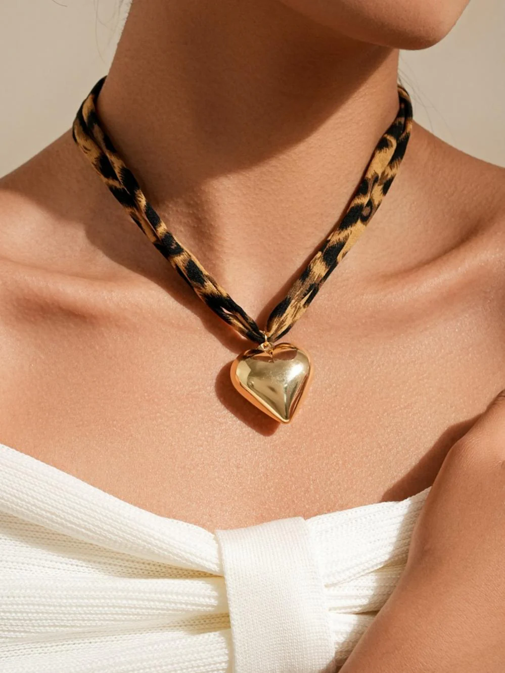 Leopard Print Seashell Starfish Necklace - Image 25