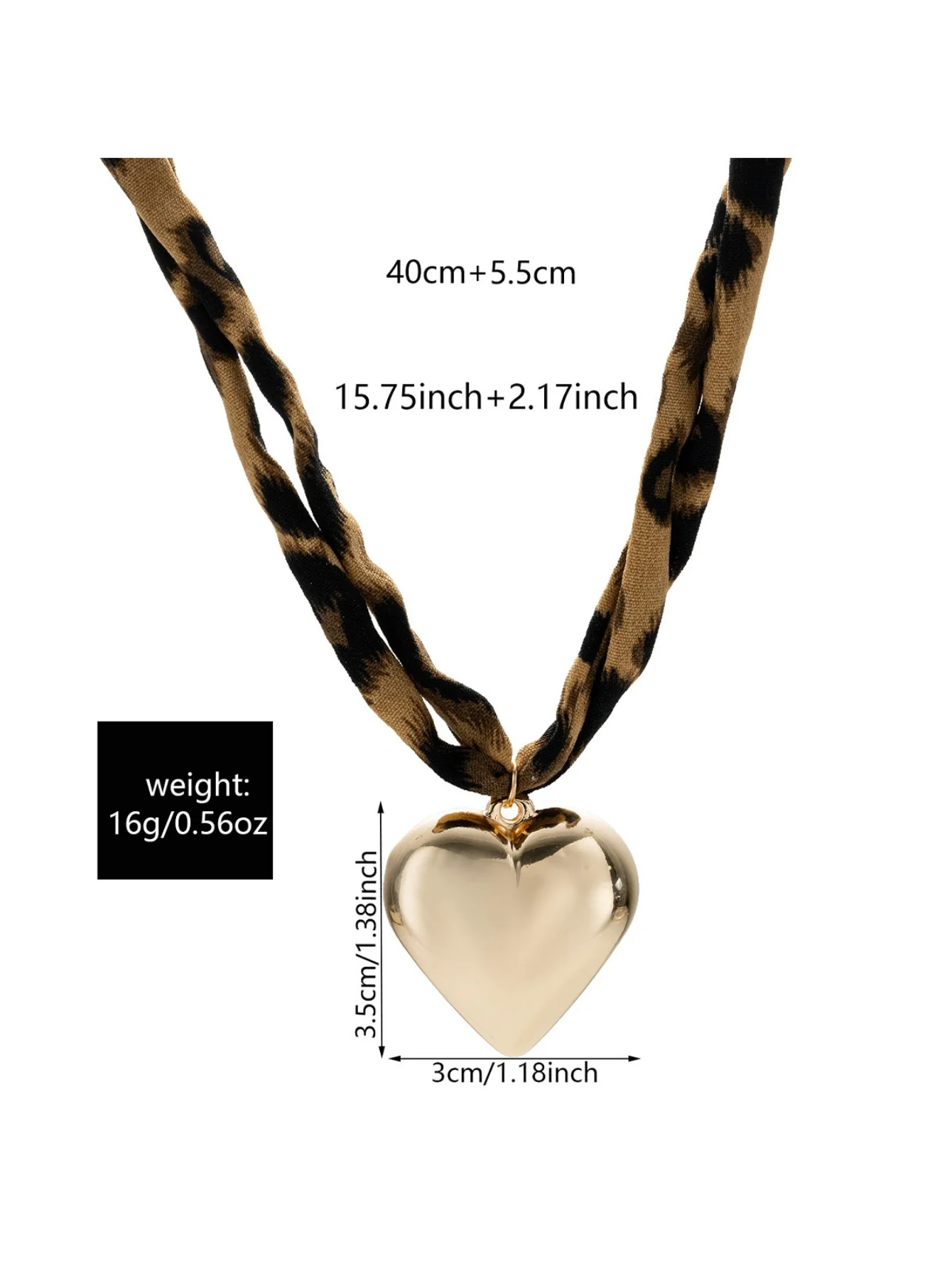 Leopard Print Seashell Starfish Necklace - Image 28