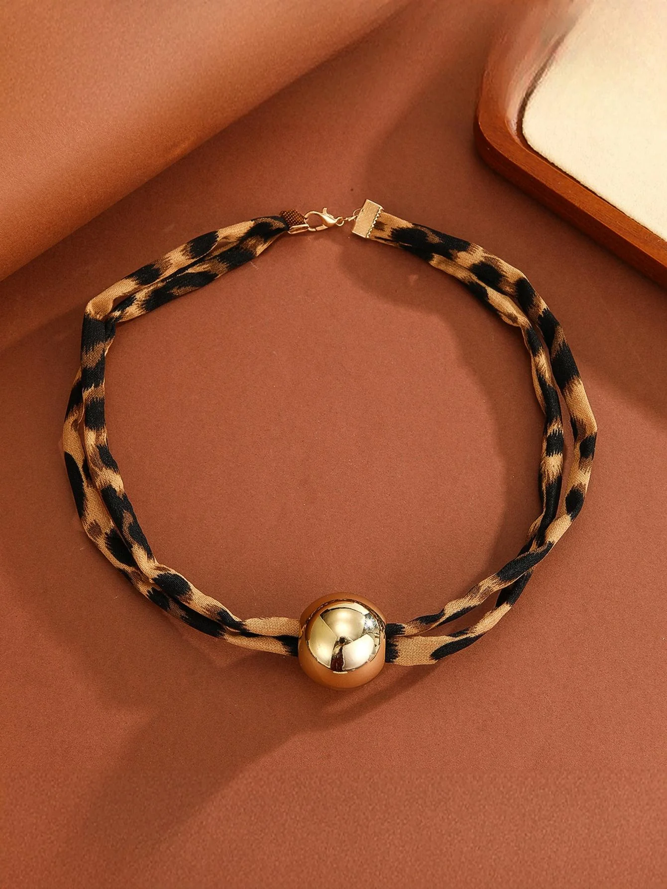 Leopard Print Seashell Starfish Necklace - Image 7