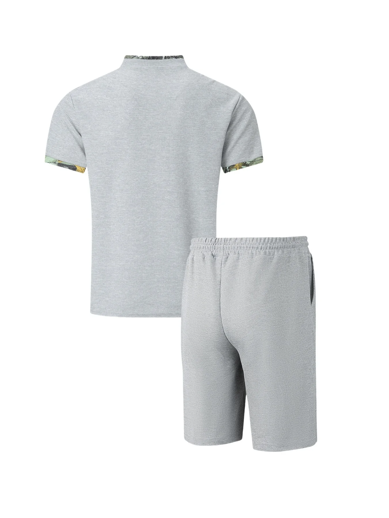 Solid Color Leisure 2-piece Sets Set - Image 4