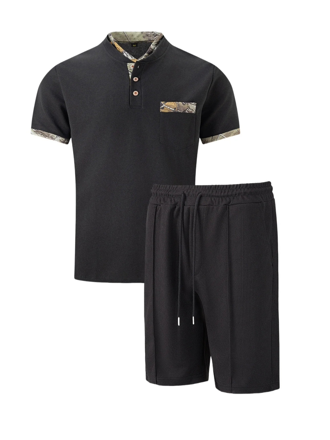 Solid Color Leisure 2-piece Sets Set - Image 8
