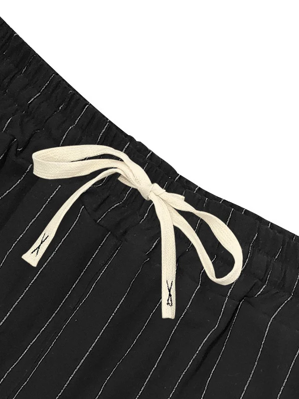 Flax Stripes Loose-fit Beach Set 2-piece Sets - Image 7