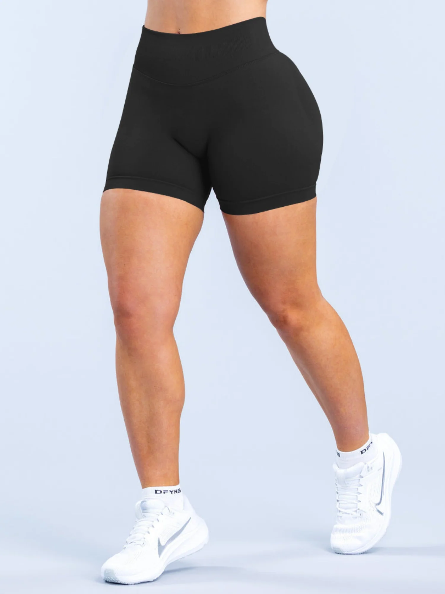High-waisted, Tummy-flattening, And Butt-lifting Yoga Shorts - Image 4